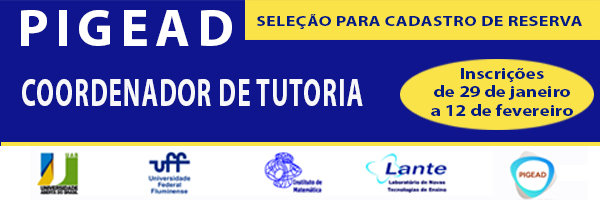 Coordenador de Tutoria PIGEAD 2026